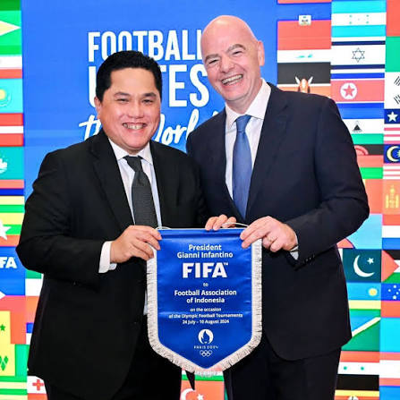 PSSI Dukung Gianni Infantino Kembali Pimpin FIFA, Erick Thohir: Mitra Strategis Sepak Bola Indonesia
